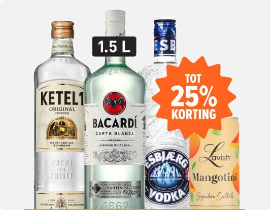 Actieknallers. De beste mixdrank aanbiedingen van deze week.
